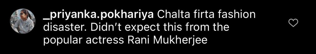 rani mukerji trolled